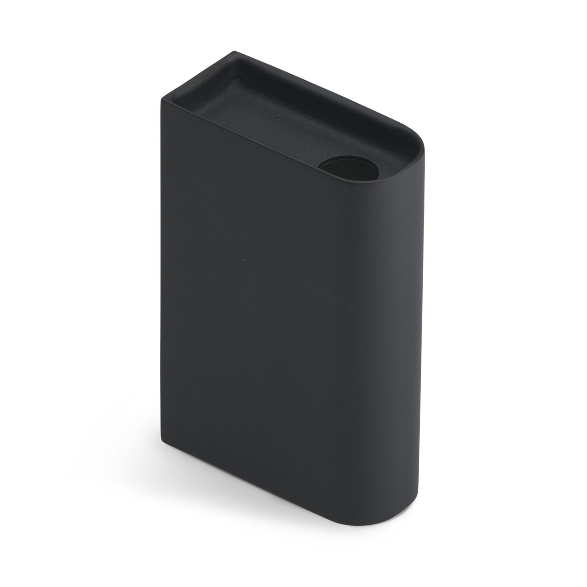 Northern Monolith candle holder medium Black | Scandinavian Design | Candle holders | Black