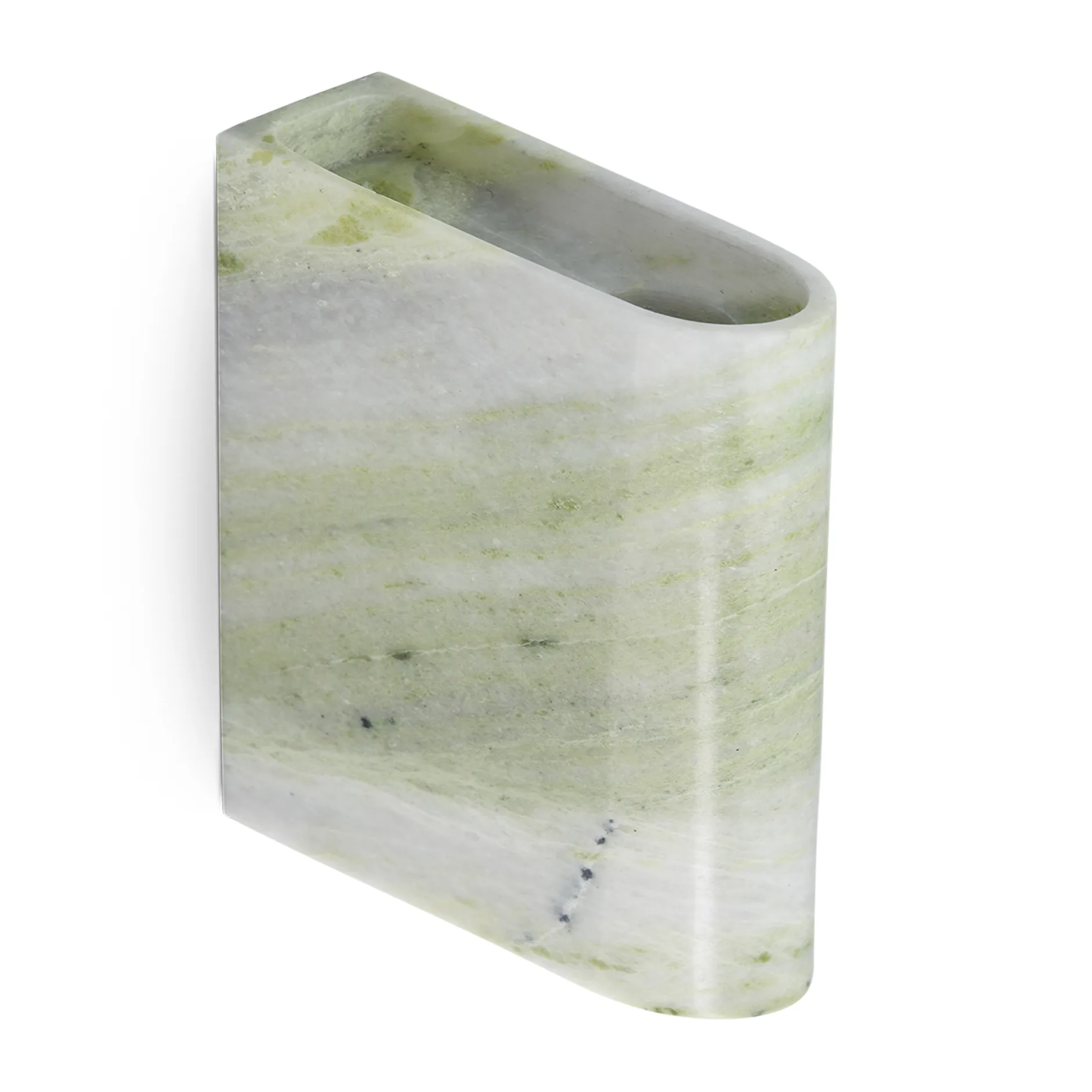 Monolith candle holder vägg, Mixed green marble Northern