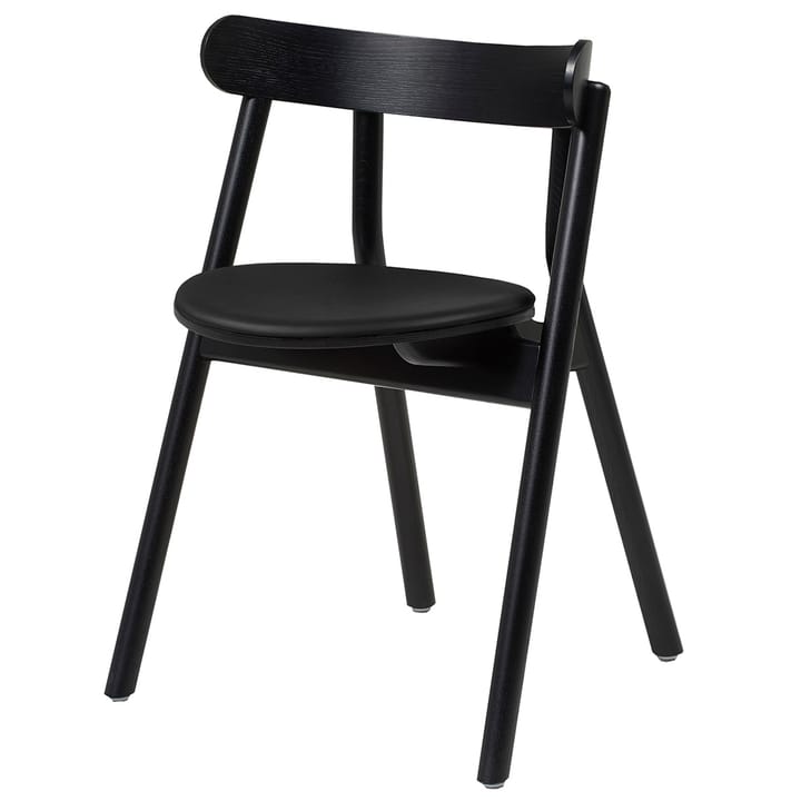 Oaki chair leather seat - Black oak - Northern