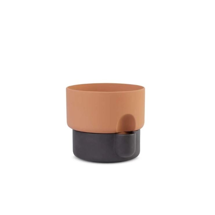 Northern Oasis flower pot small Dark brown | Scandinavian Design | Flower pots |