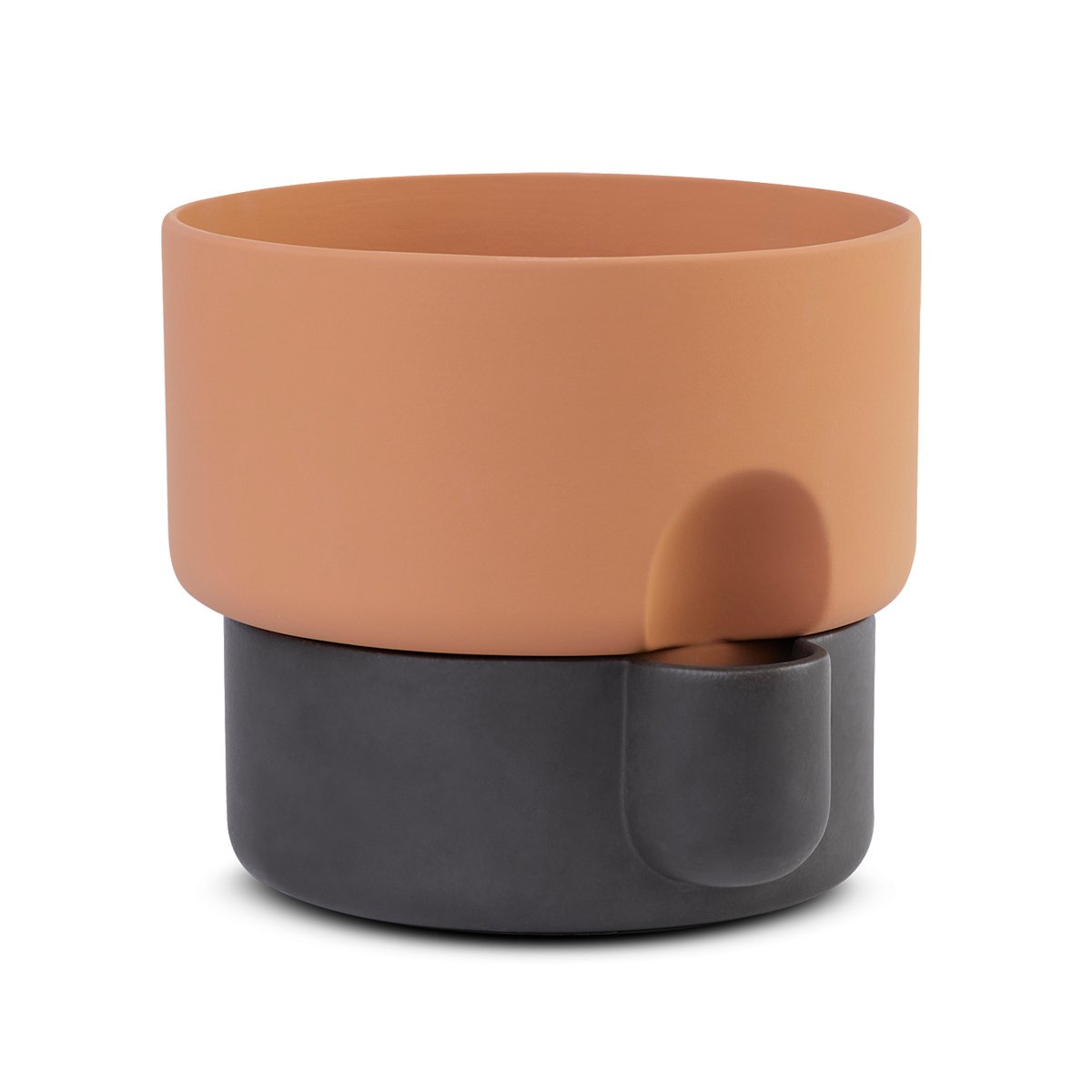 Northern Oasis self-watering flower pot medium Ø20,5 cm Terracotta-darkbrown