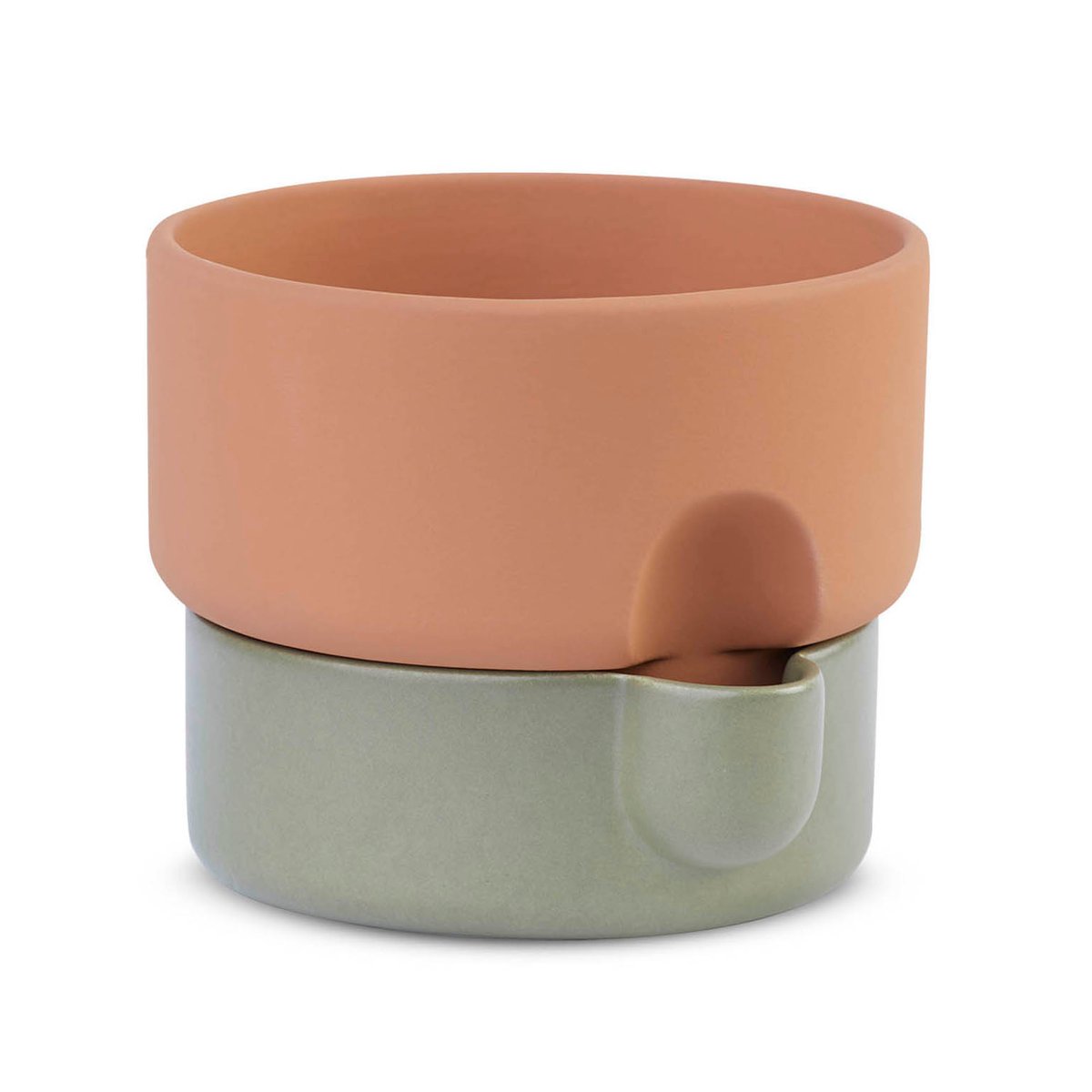 Northern Oasis self-watering flower pot medium o20,5 cm Terracotta-green
