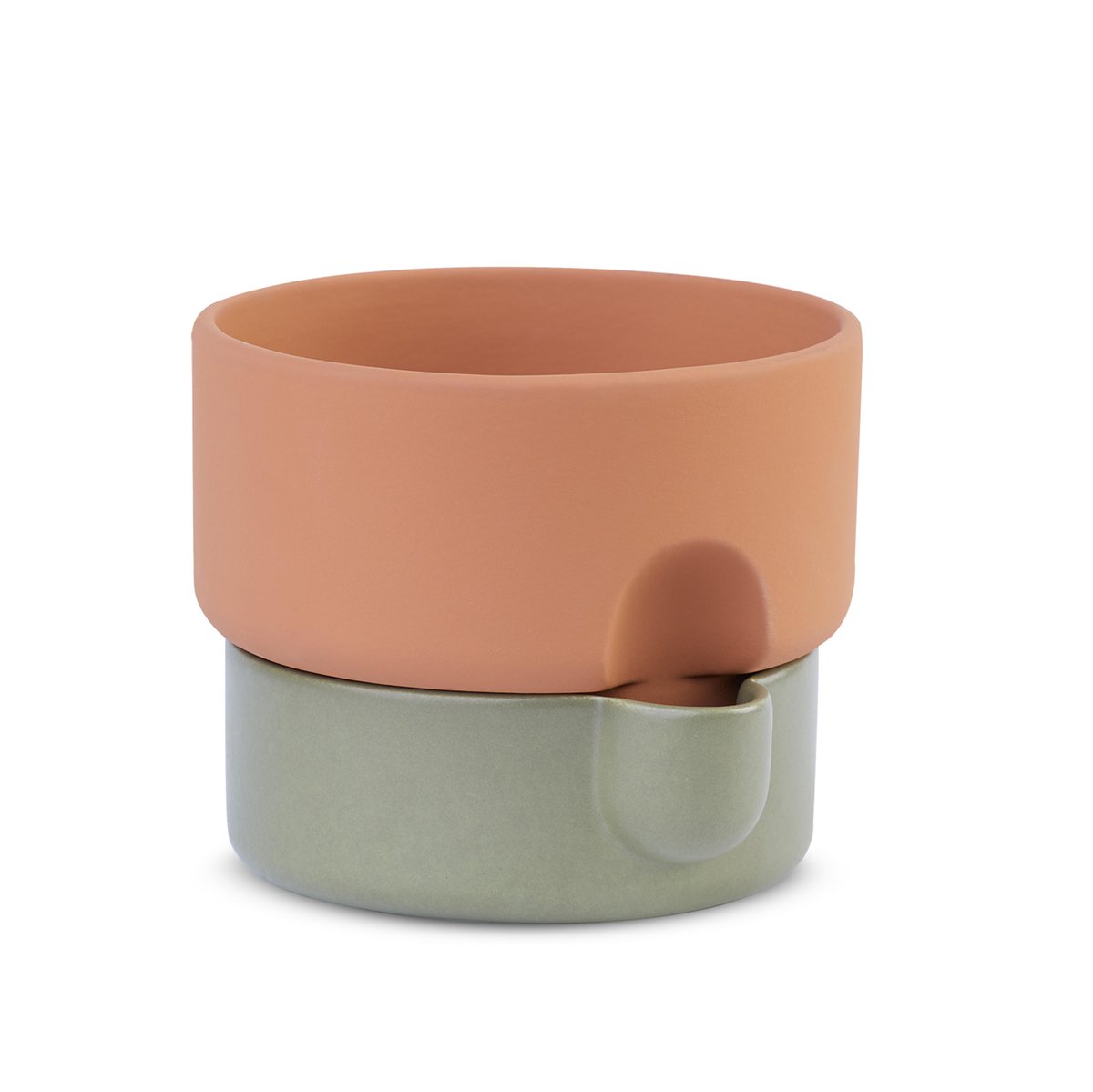 Northern Oasis self-watering flower pot small o15 cm green
