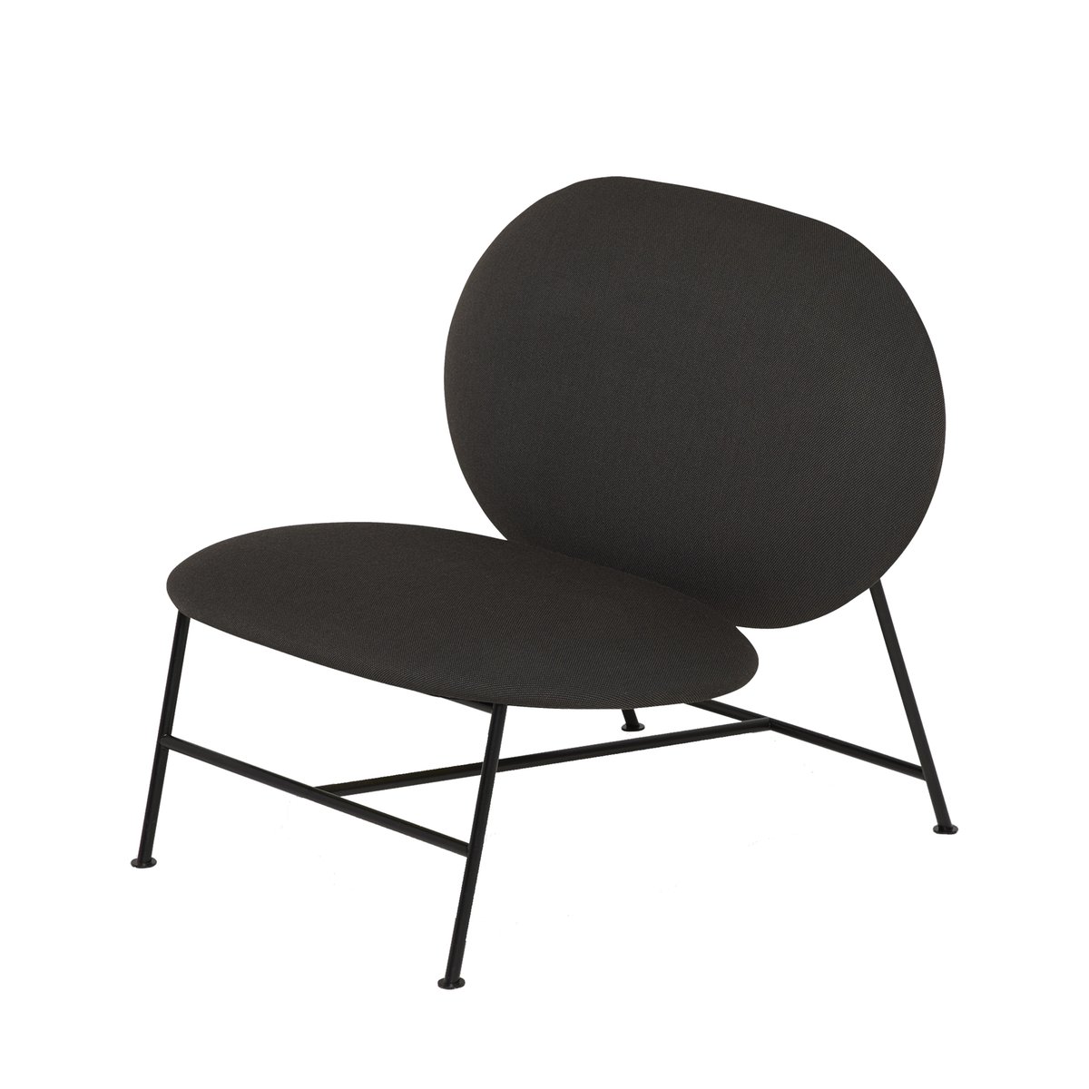 Northern Oblong lounge chair Dark grey | Scandinavian Design | Chairs | Grey