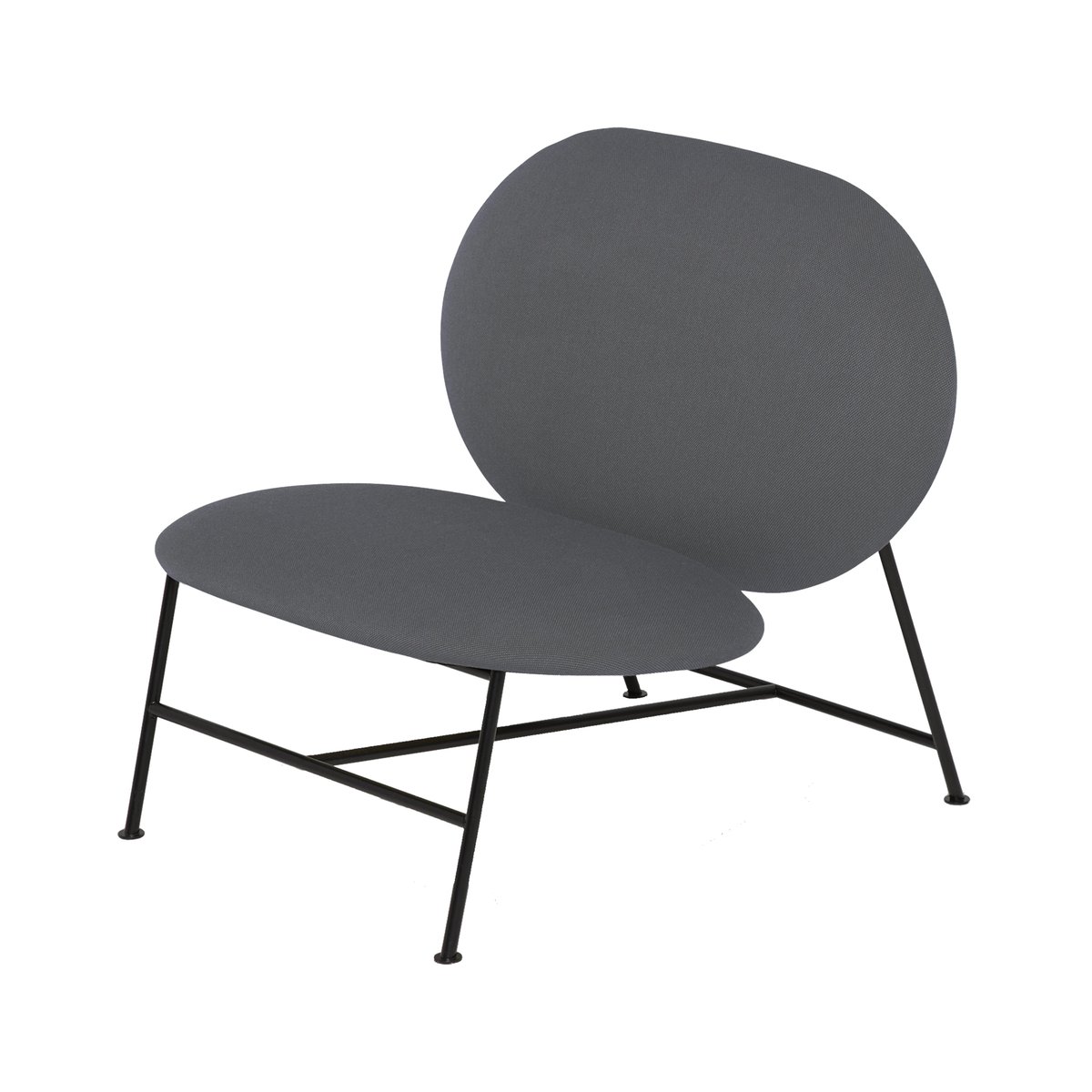Northern Oblong lounge chair Grey | Scandinavian Design | Chairs | Grey