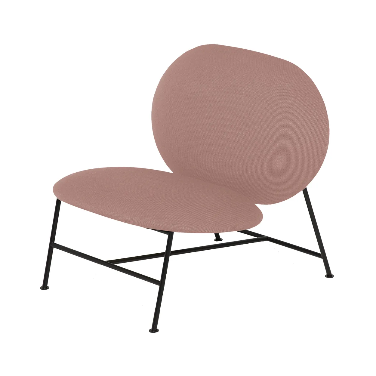 Northern Oblong lounge chair Pink | Scandinavian Design | Chairs | Pink