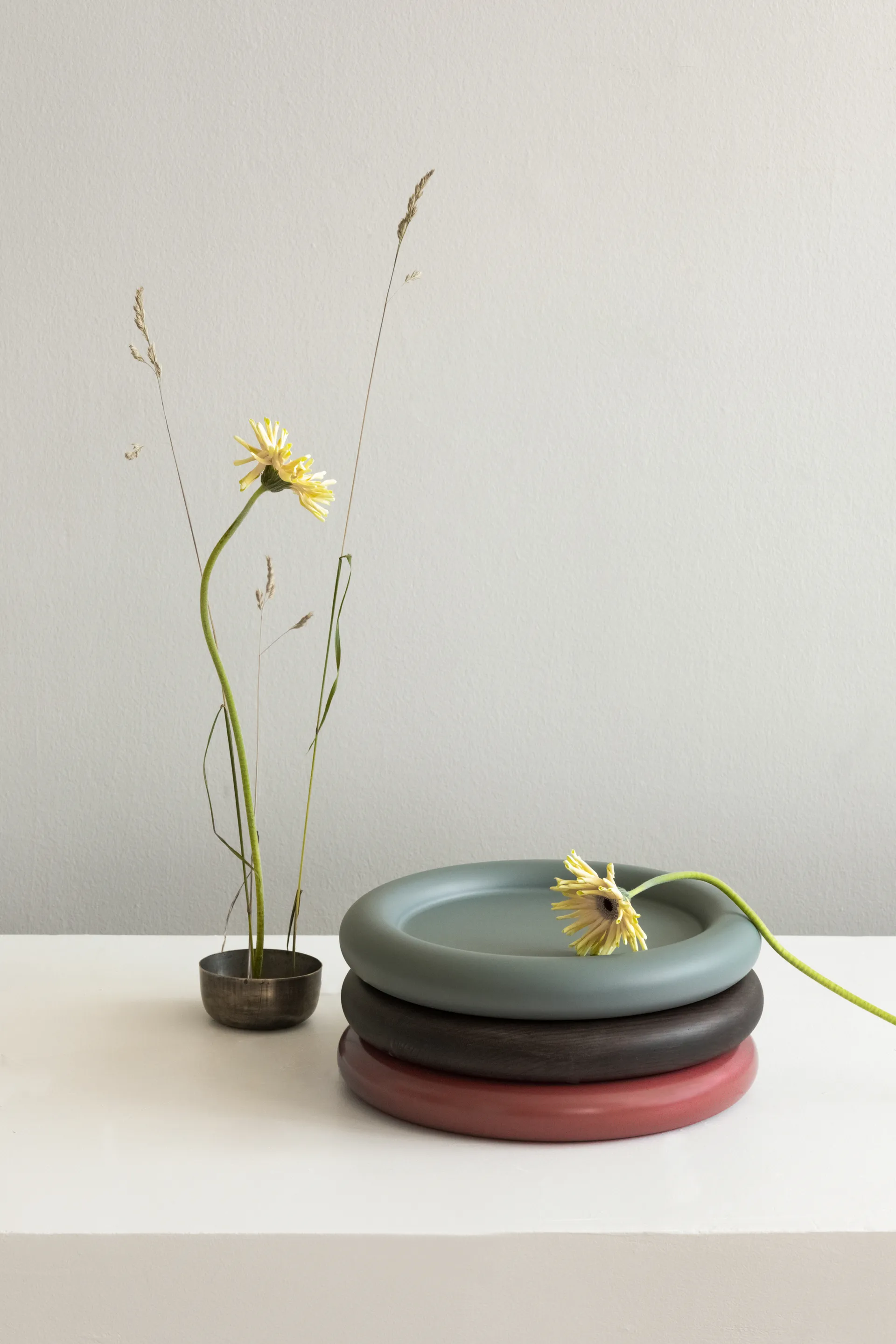 Observe tray Ø32 cm, Coral red Northern