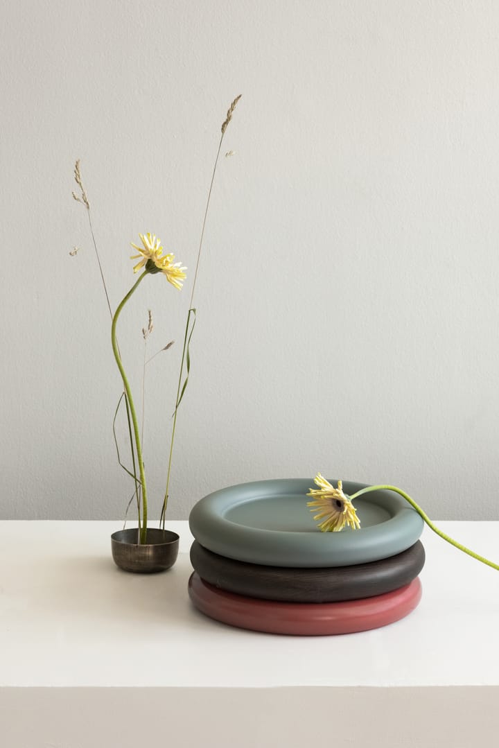 Observe tray Ø32 cm, Coral red Northern