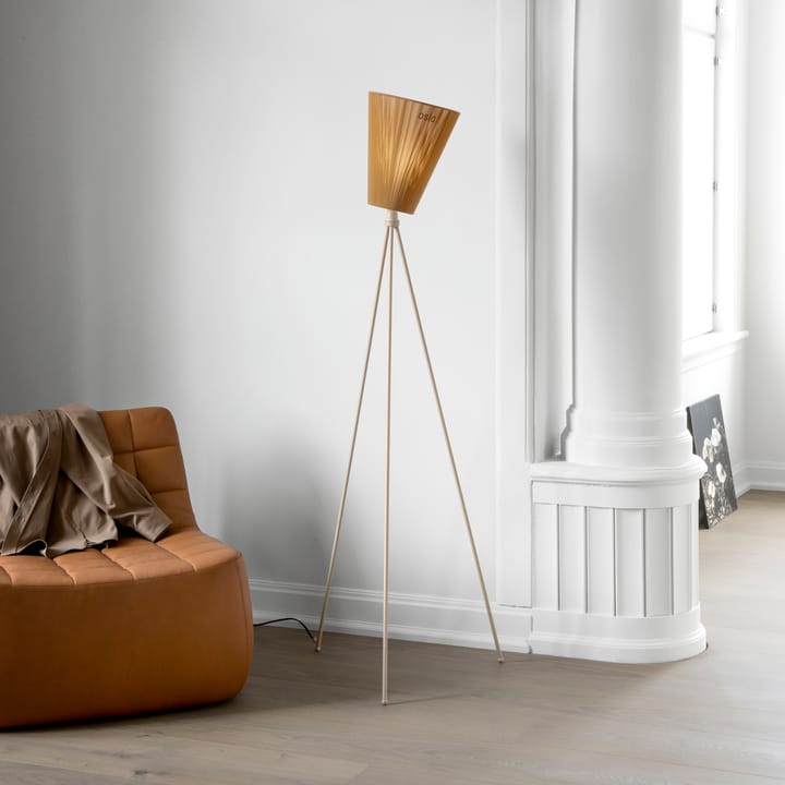 Oslo Wood floor lamp - base - beige - Northern