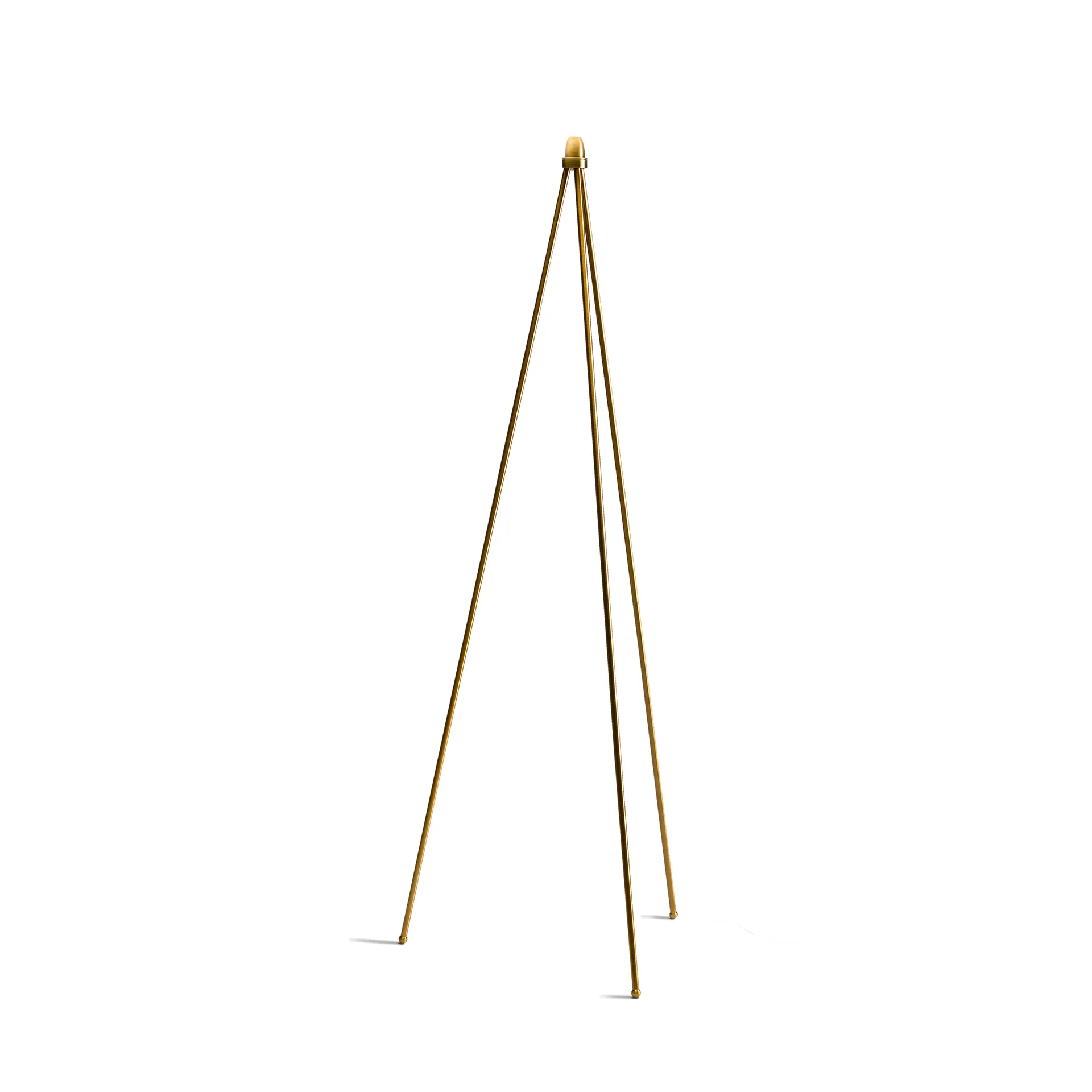 Oslo Wood floor lamp - base, Gold Northern