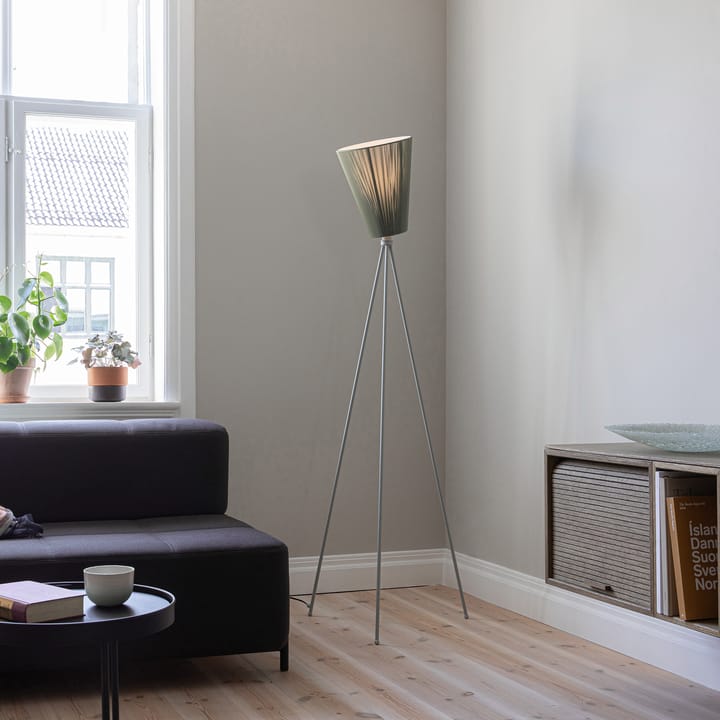 Oslo Wood floor lamp - base - light grey - Northern