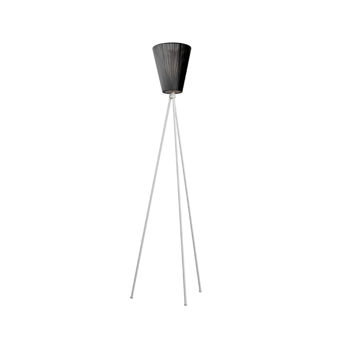 Oslo Wood Floor lamp - Black, light grey stand - Northern