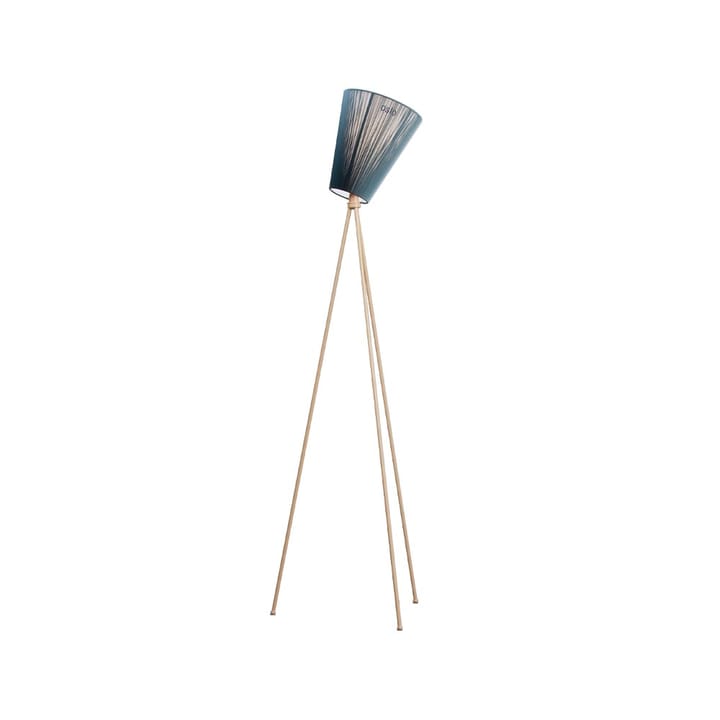 Oslo Wood Floor lamp - Green, beige stand - Northern