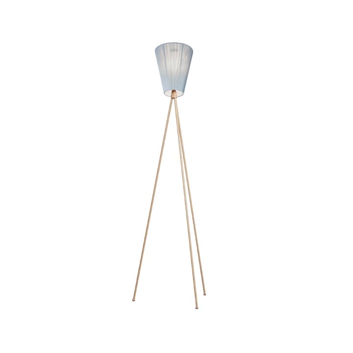 Oslo Wood Floor lamp - Light blue, beige stand - Northern