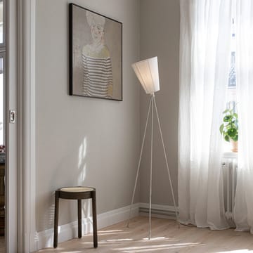 Oslo Wood floor lamp shade - white - Northern