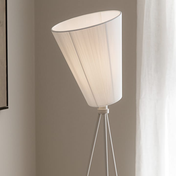 Oslo Wood floor lamp shade - white - Northern