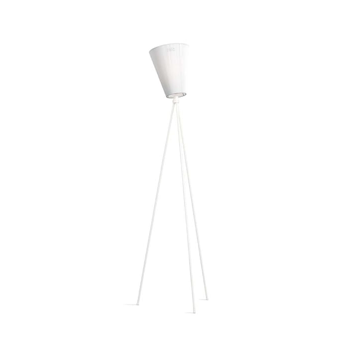 Oslo Wood Floor lamp - White, matte white stand - Northern