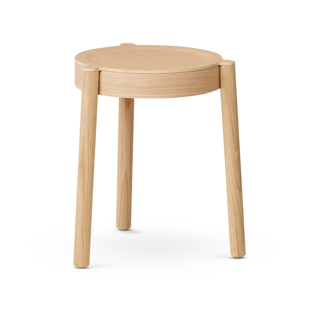 Northern Pal stool Oak light | Scandinavian Design | Stools | Beige