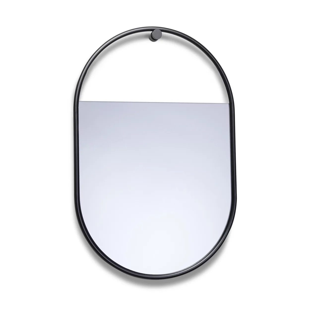 Northern Peek mirror oval 40x60 cm | Scandinavian Design | Wall mirrors | Black