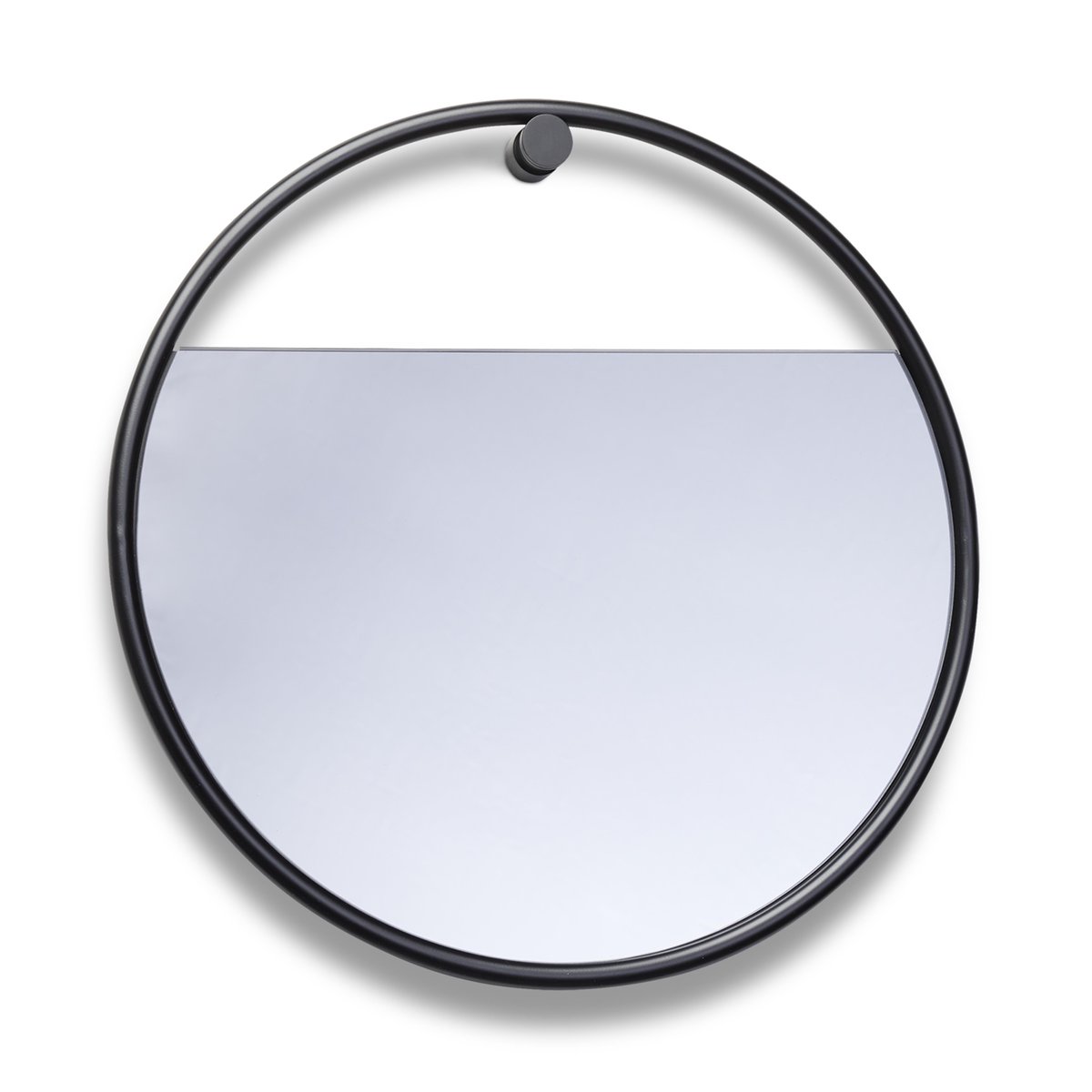 Northern Peek mirror round 40 cm | Scandinavian Design | Round mirrors | Black