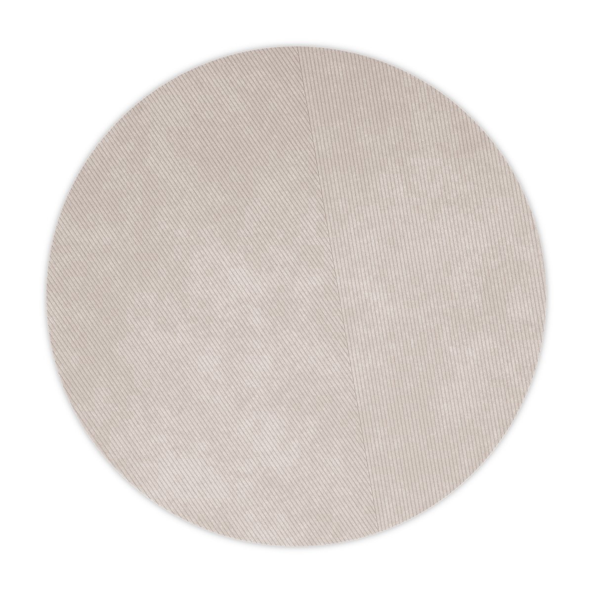 Northern Row rug round o270 cm Light grey | Scandinavian Design | Wool rugs | Grey