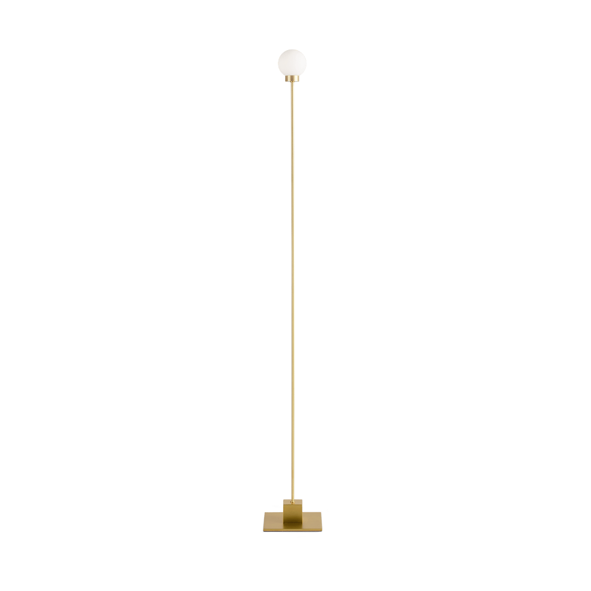 Northern Snowball floor lamp 117 cm Brass | Scandinavian Design | Floor lamps | Gold-coloured