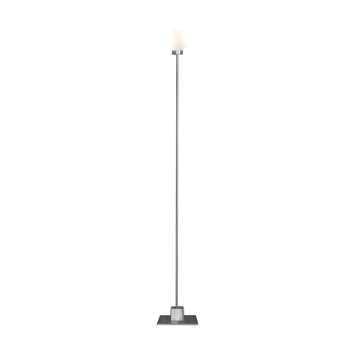Northern Snowball floor lamp 117 cm Steel | Scandinavian Design | Floor lamps | Silver-coloured
