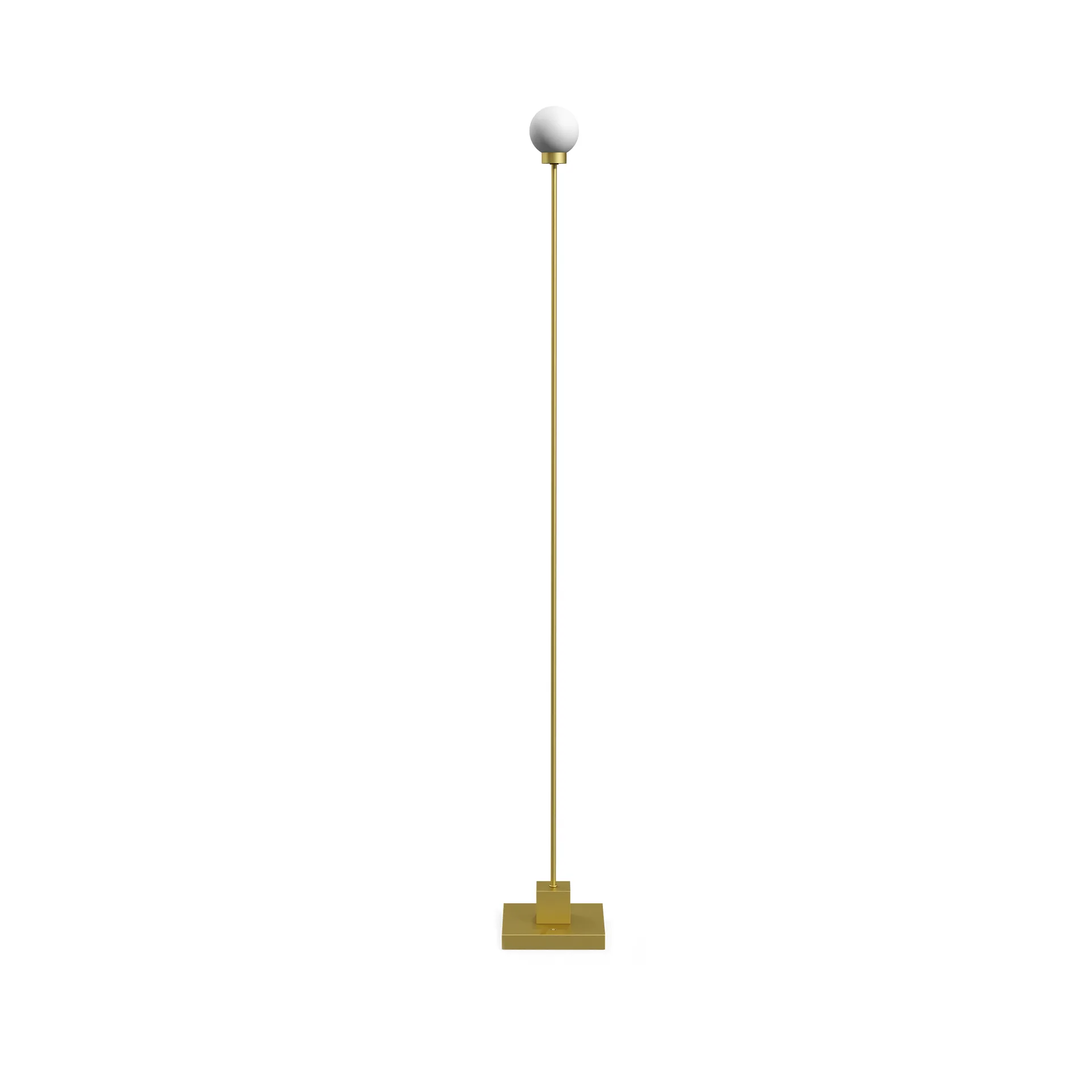 Snowball portable floor lamp 122 cm, Brass Northern