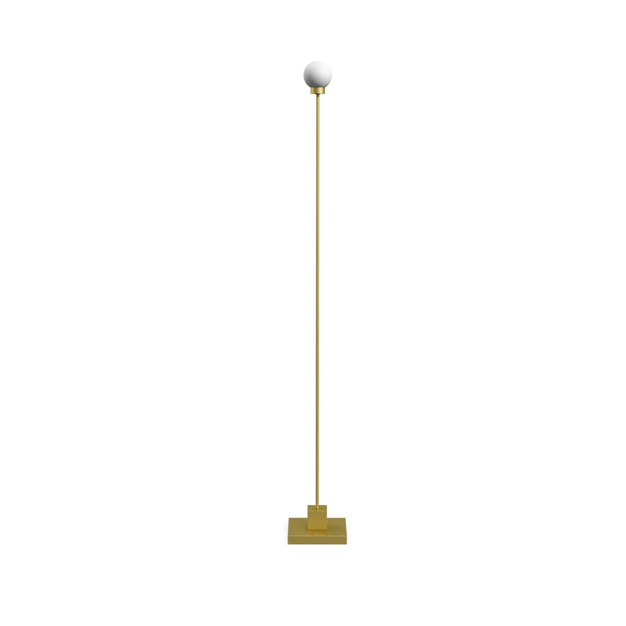 Northern Snowball portable floor lamp 122 cm Brass | Scandinavian Design | Floor lamps | Gold-coloured