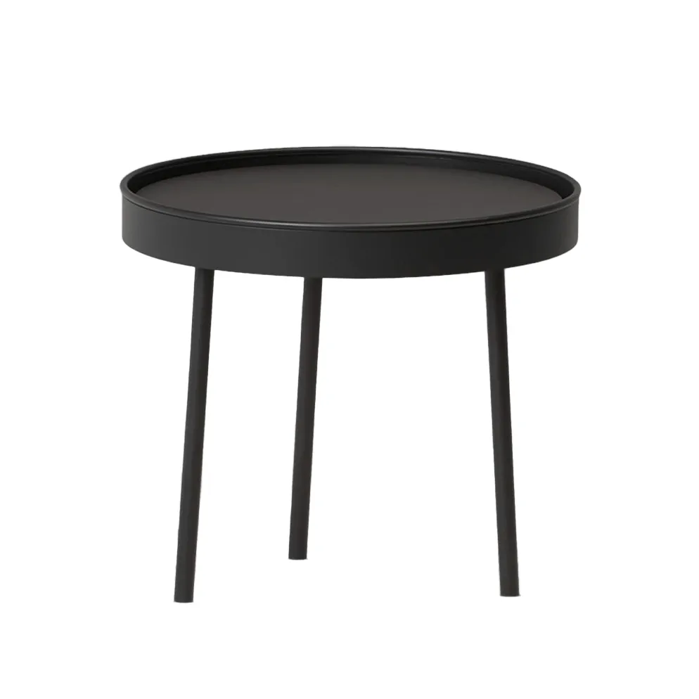 Stalk coffee table black small Ø34 cm H:34 cm Northern