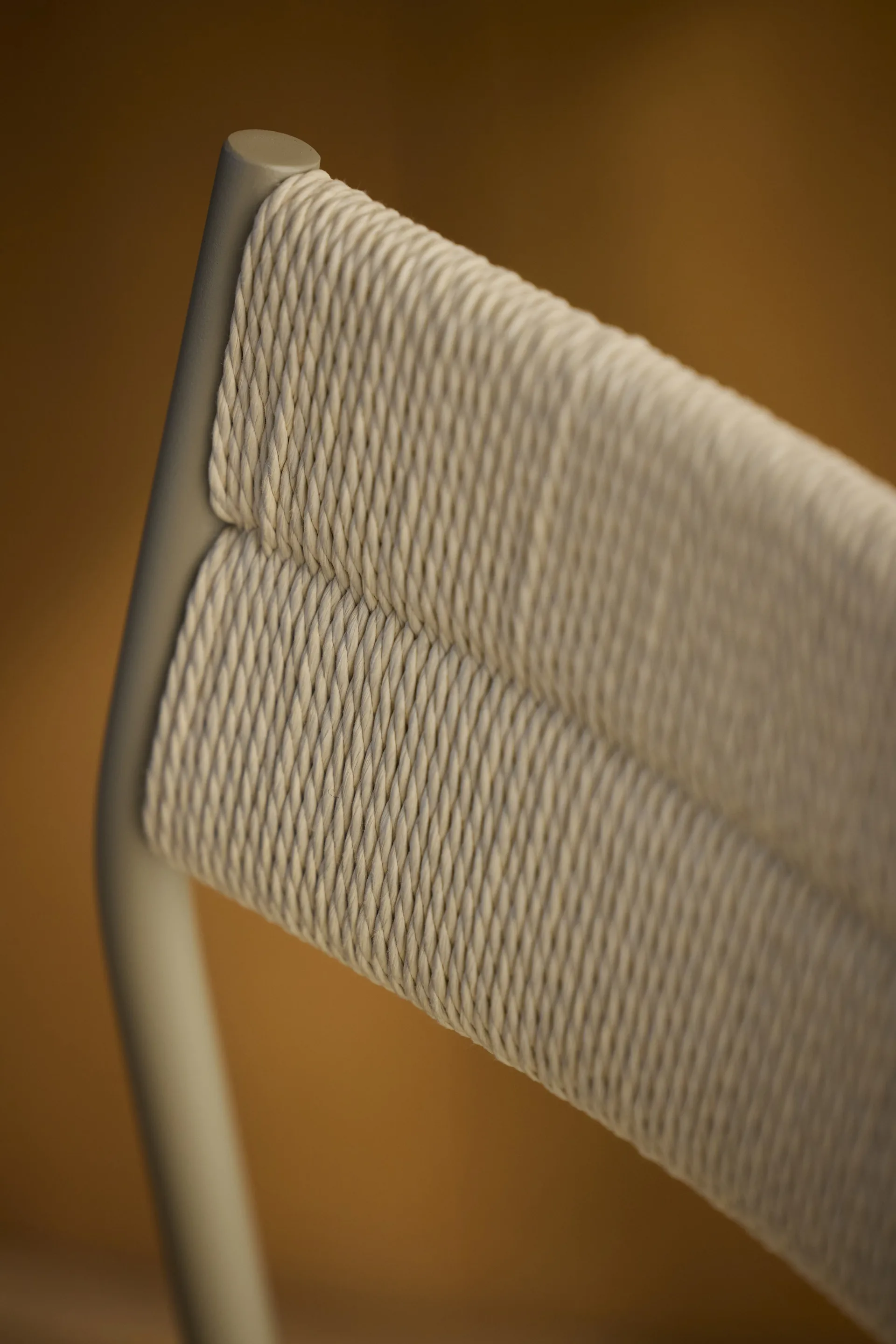 Vev armchair, Grey beige-natural rope Northern