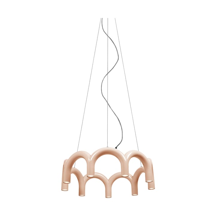 Arch circle pendant Ø76 cm - Nude - Oblure