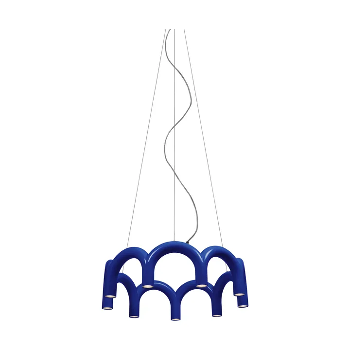 Arch circle pendant - Blue, Ø76 cm - Oblure