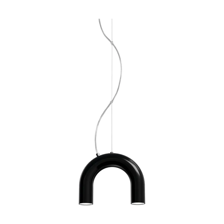 Arch single pendant lamp - Black, 25.5 cm - Oblure