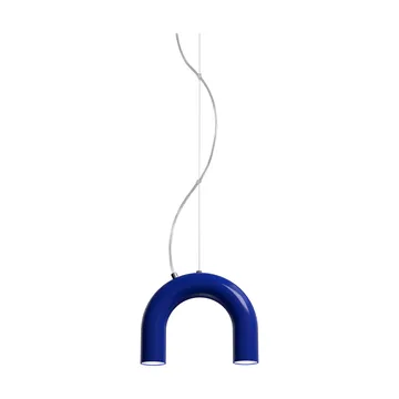 Arch single pendant lamp - Blue, 25.5 cm - Oblure