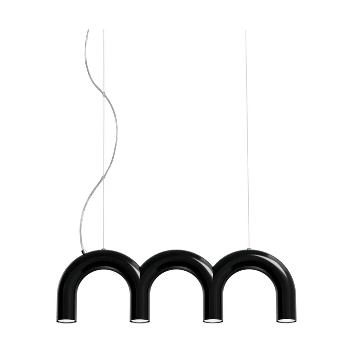 Arch Triplette pendant lamp - Black, 65.6 cm - Oblure