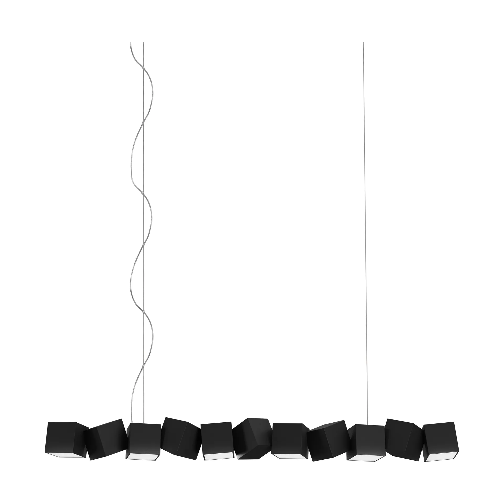 Blockchain system 11 pendant, Black Oblure