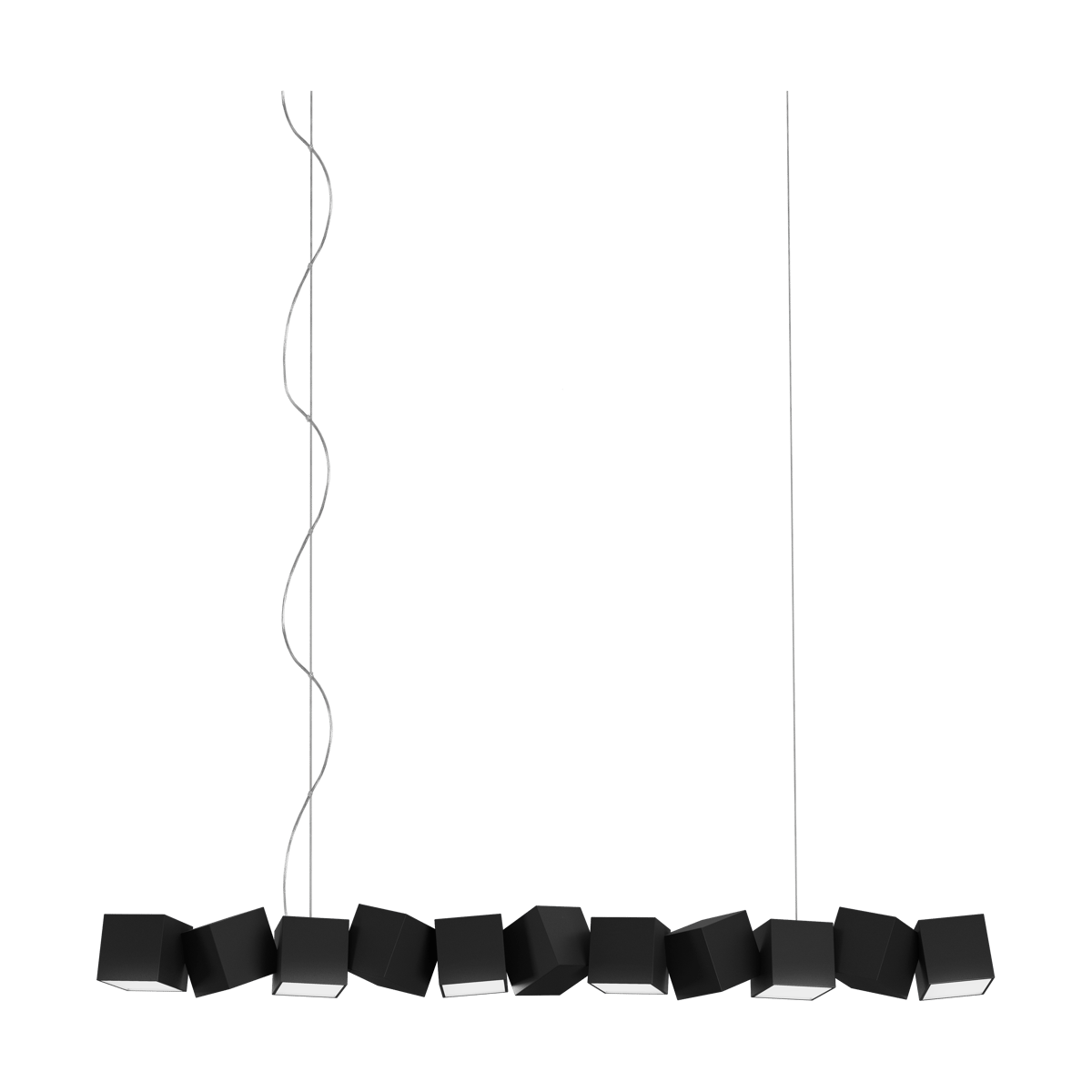 Oblure Blockchain system 11 pendant Black | Scandinavian Design | Pendant lamps | Black