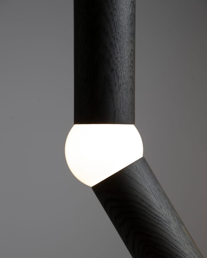 Lightbone floor lamp 124.3 cm - Black oak - Oblure