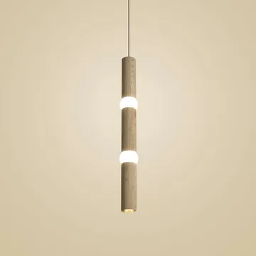 Lightbone pendant lamp - Large 83.6 cm, natural oak - Oblure