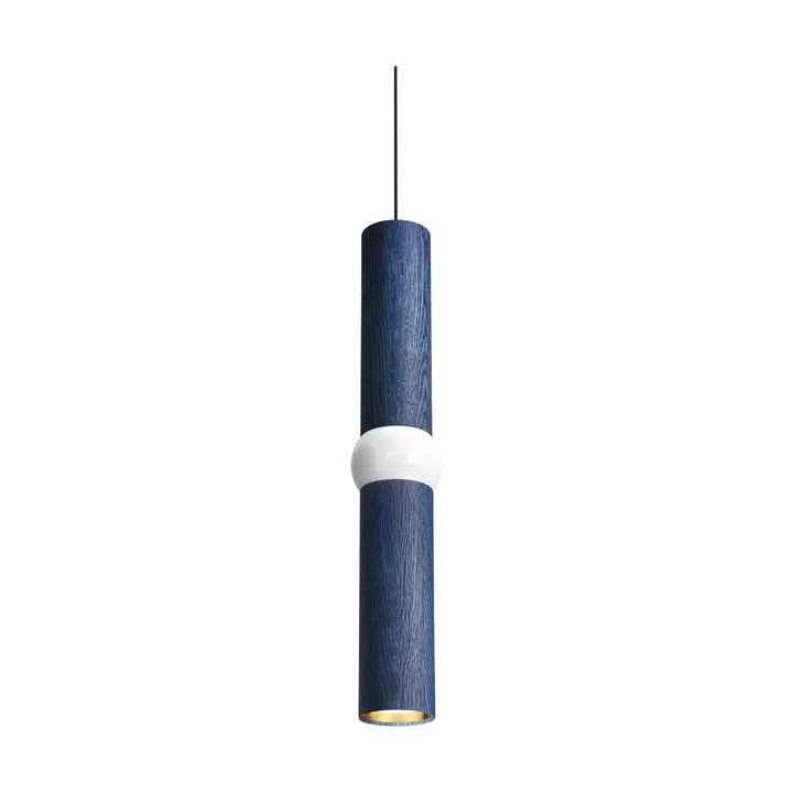 Lightbone pendant lamp - Medium 53.8 cm, blue oak - Oblure