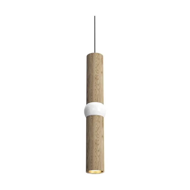 Lightbone pendant lamp - Medium 53.8 cm, natural oak - Oblure