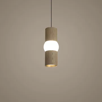 Lightbone pendant lamp - Small 24 cm, natural oak - Oblure