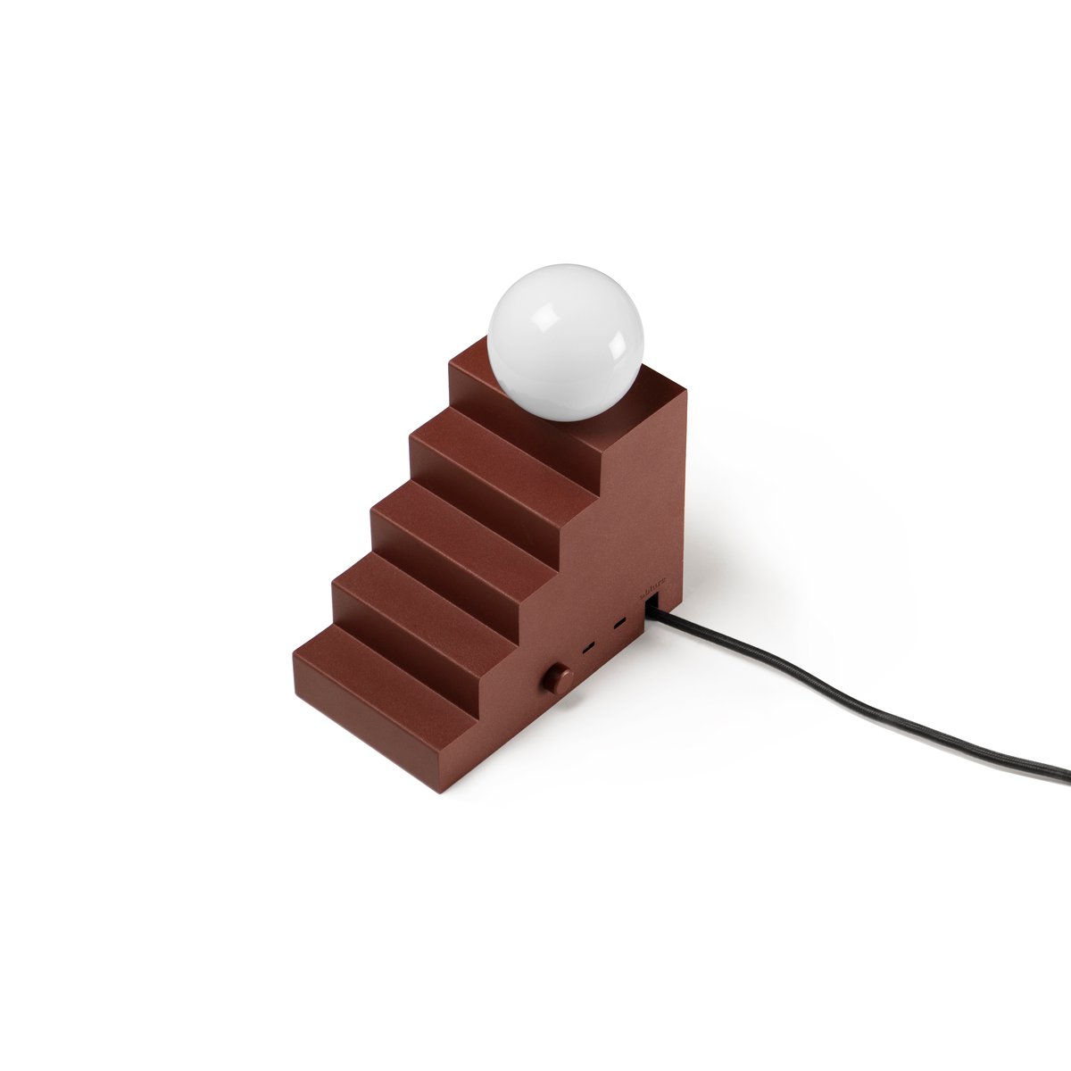 Oblure Stair table lamp Deep red | Scandinavian Design | Desk & table lamps | Red