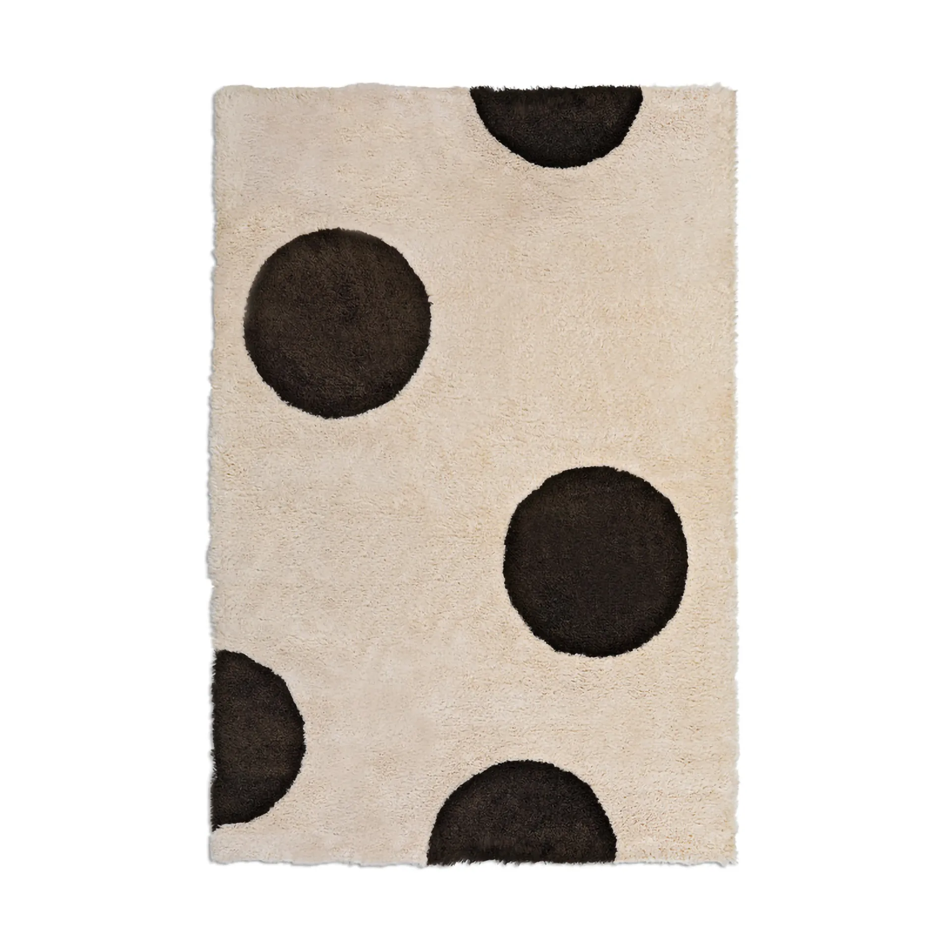 ODC Dot Big Scale wool carpet, Beige brown, 300x400 cm Ogeborg
