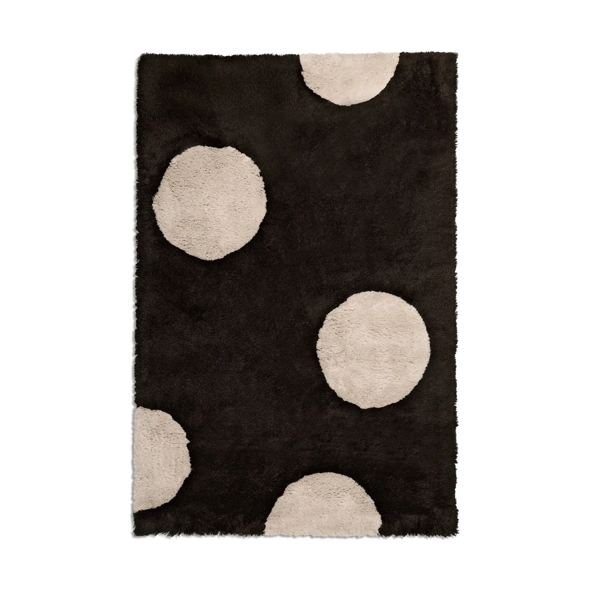 ODC Dot Big Scale wool carpet, Brown beige, 200x300 cm Ogeborg