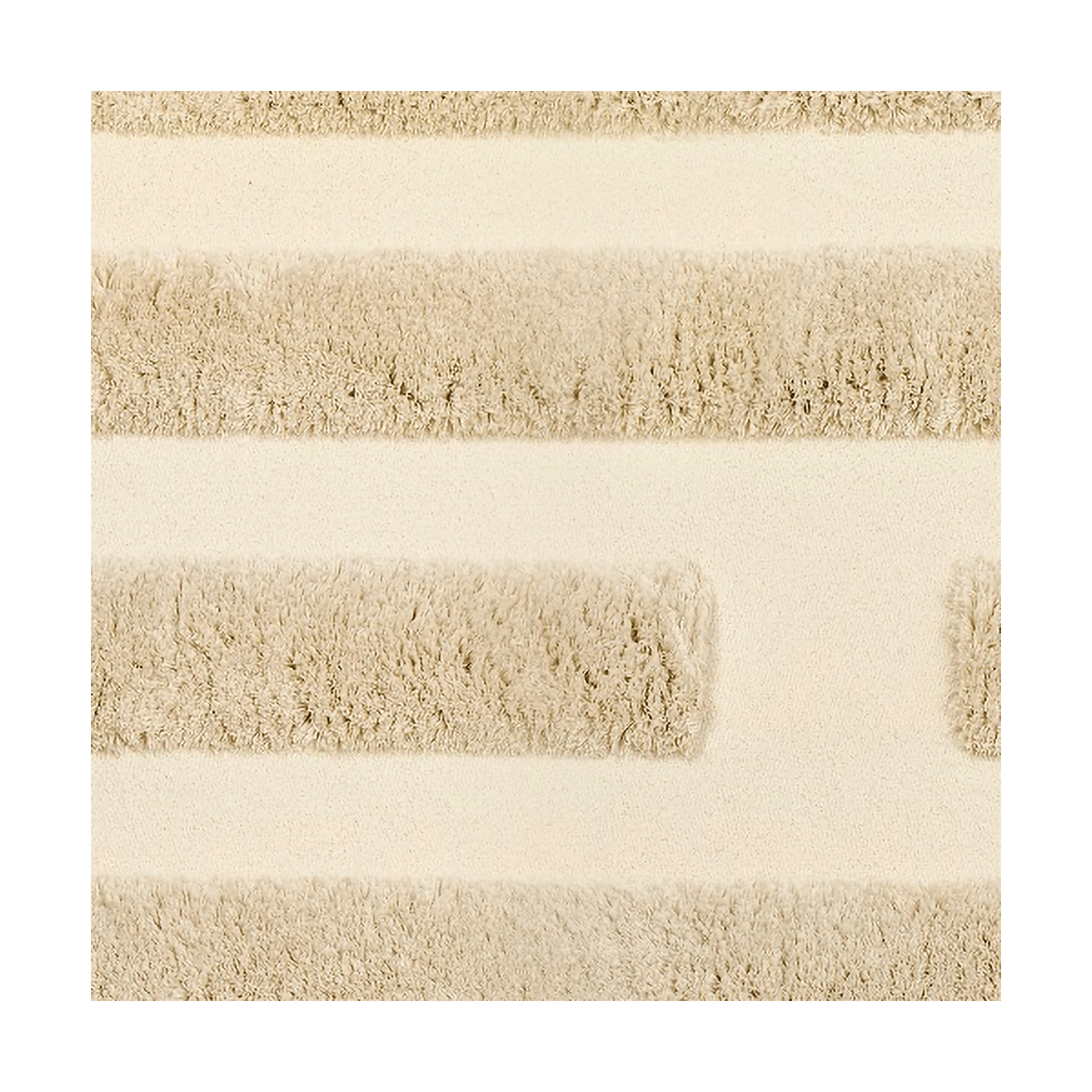 Ogeborg ODC Space carpet Ivory, 200x300 cm | Scandinavian Design | Fringe & Deep pile rugs | Beige