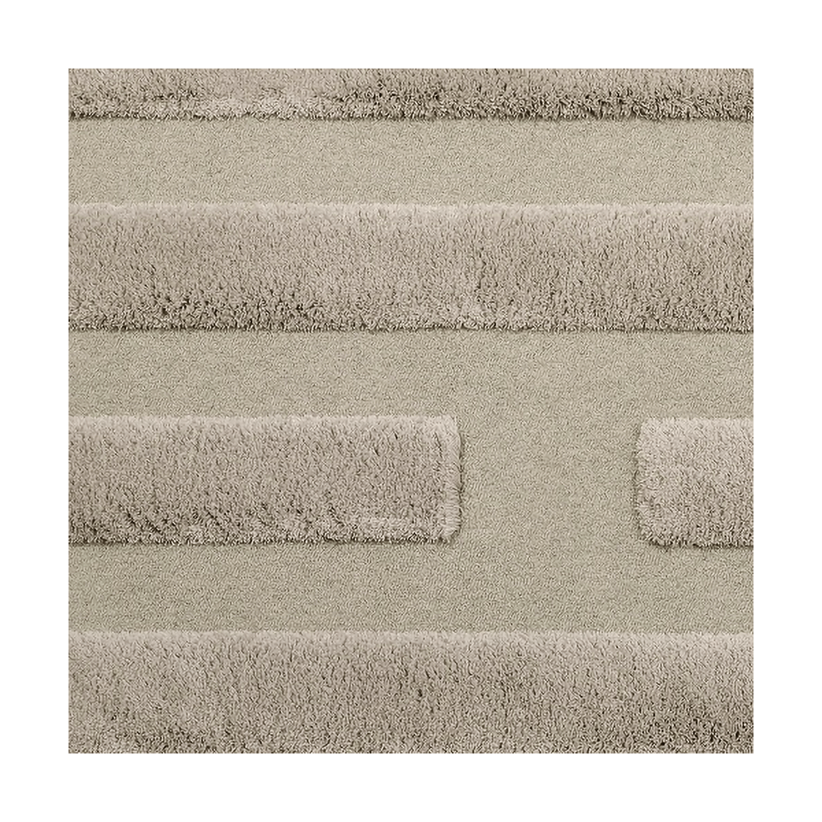 Ogeborg ODC Space carpet Oyster, 200x300 cm | Scandinavian Design | Fringe & Deep pile rugs | Grey