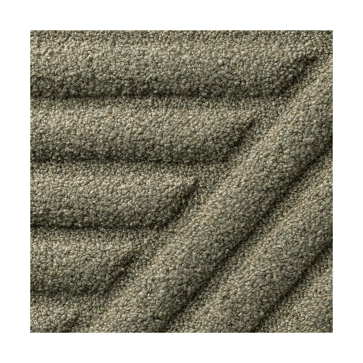 Ogeborg ODC Zen Turn wool carpet W207, 170x200 cm | Scandinavian Design | Fringe & Deep pile rugs | Green