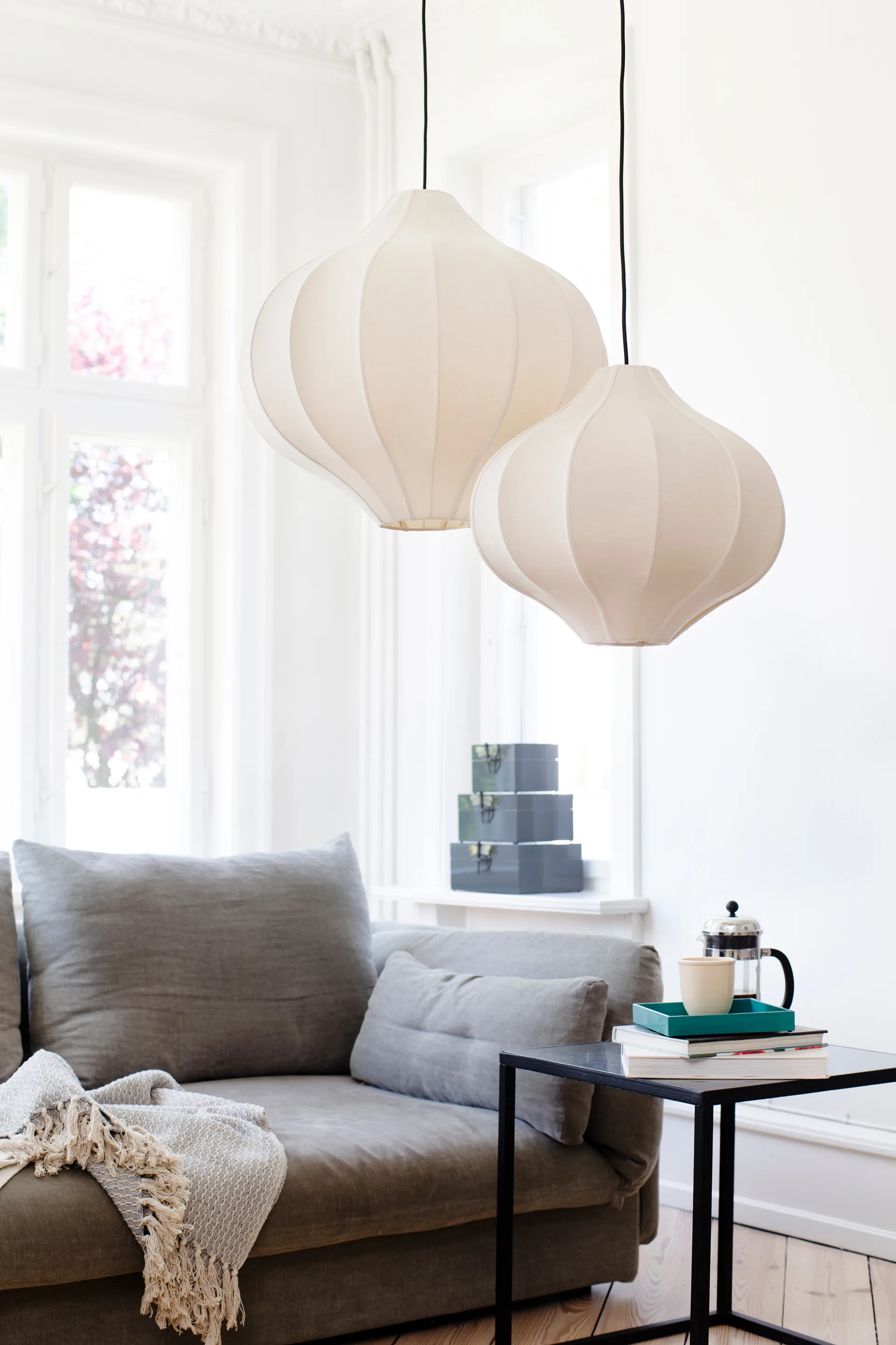 Indochina Classic Onion S lampshade, Sand-sand Oi Soi Oi